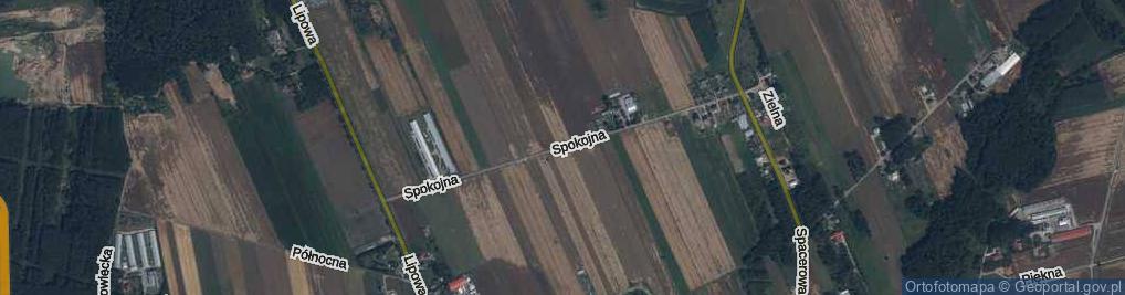 Zdjęcie satelitarne Spokojna ul.
